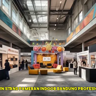 desain stand pameran indoor bandung profesional